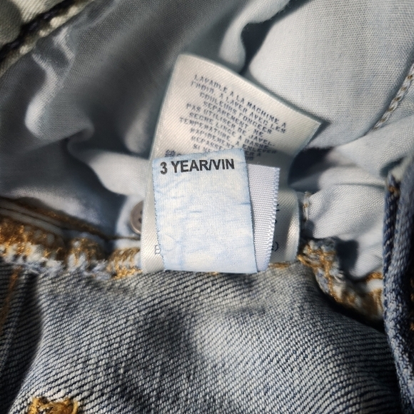 Lands End Womens Fit & Flare Medium Wash Blue Jeans-Size 16/33 - Picture 13 of 14